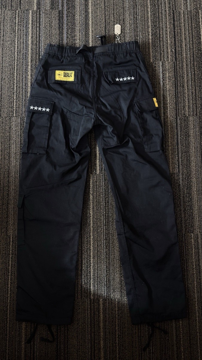 corteiz 5 starz special edition black guerillaz cargo pant | eBay