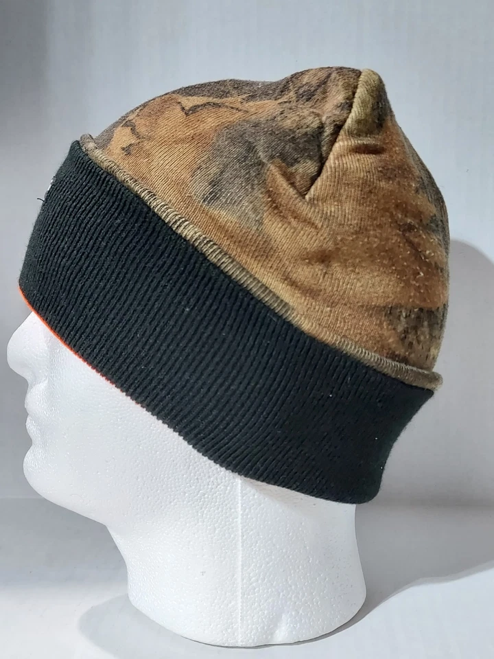 Thinsulate 3M Reversible Camouflage Pen Orange Hat Warm New Heavy-weight  - Image 4 of 4
