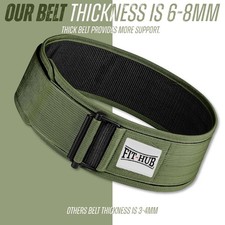 Weight Lifting Belt Gym Self locking Belt Workout Powerlifting Training Support