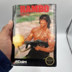 Rambo NES Nintendo Complete CIB Authentic! GREAT Condition! NICE!