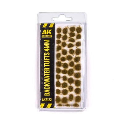 AK Interactive Backwater Tufts 4mm AK8122 Diorama Basing Material Gras