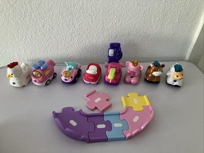 VTech Babyflitzer Kuh Schaf Henne Schwein Hubschrauber Quad Cabrio Abschleppwage