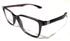 Ray Ban RB8905 5845 Gray Red Carbon Fiber Square Eyeglasses 53-18 145