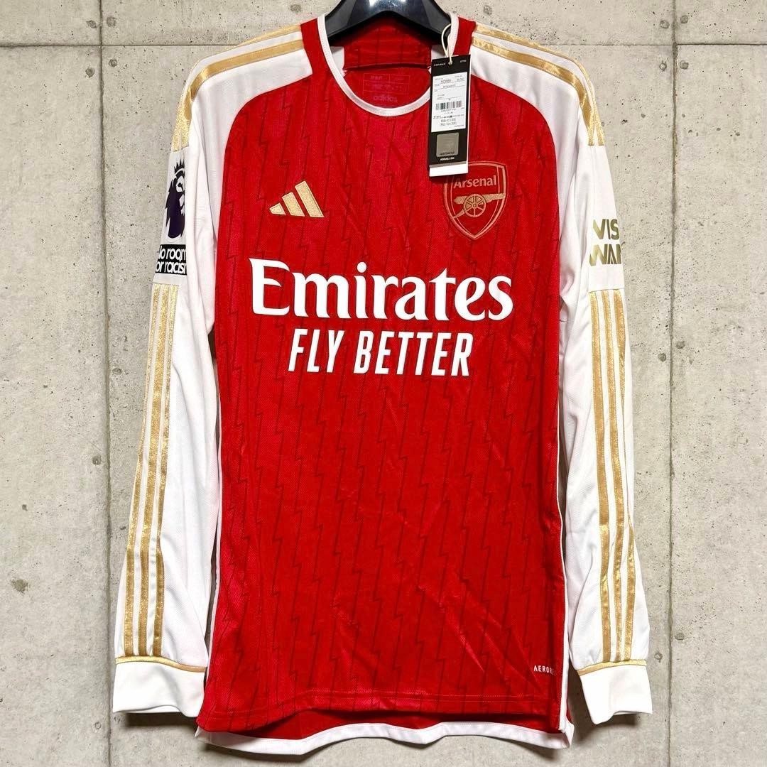 ね*ね様 Arsenal TOMIYASU 18 長袖 ユニフォーム　Lサイズ Takehiro Tomiyasu #18 Arsenal FC 23/24 Home Long Sleeve Jersey