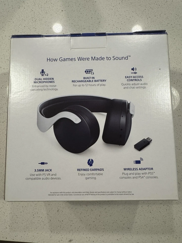 Sony Pulse 3D Wireless Headset für PlayStation 5 & PlayStation 4 - Bild 2 von 4