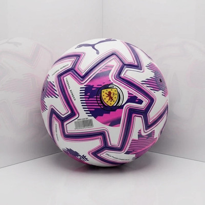 Puma Premier League Orbita Trainingsfußball - thermisch gebunden - lila/weiß