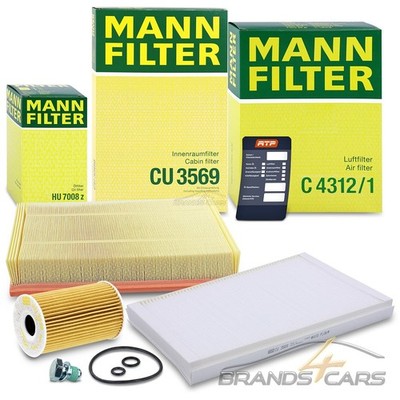 MANN-FILTER INSPEKTIONSPAKET FILTERSATZ A FÜR VW CRAFTER 30-35 30-50 2.0 TDI