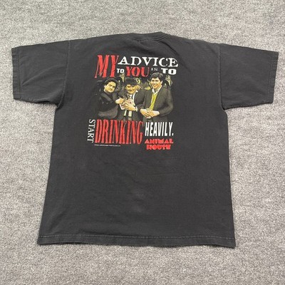 Vintage 1997 National Lampoon's Animal House Comedy Movie Shirt XL 24x28 Black