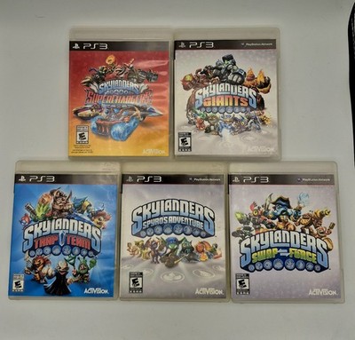 Skylanders PS3 Lot Trap Team Superchargers Swap Force Giants Spyro s Adventure