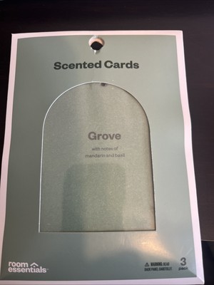 3 Pack Of Grove Hanging Car Diffusers - Room Essentials