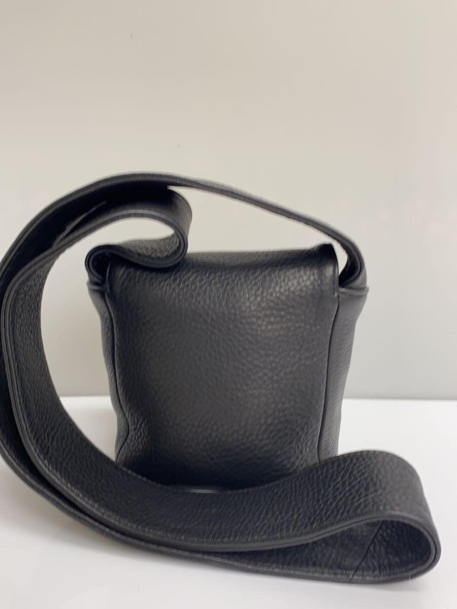 Chrome Hearts Shoulder Bag HOTPOT Cross Button Leather BLK Used thumbnail 3