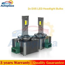 2pcs D3S D3R LED Headlight Bulbs 240W 6500K Super White HID Xenon Conversion Kit