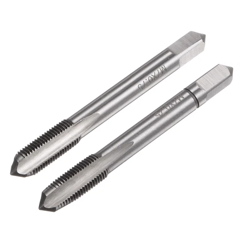 M7 x 0.75 Alloy Tool Steel Taper/Bottom Thread Taps Metric Hand Tap Set 1 Pair - Picture 1 of 7