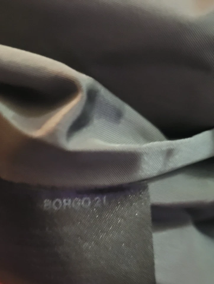 Blazer Giorgio Armani Para Hombres 40R Gris Lana Cachemira 3 Botones Abrigo Chaqueta Italia Foto 4 de 4