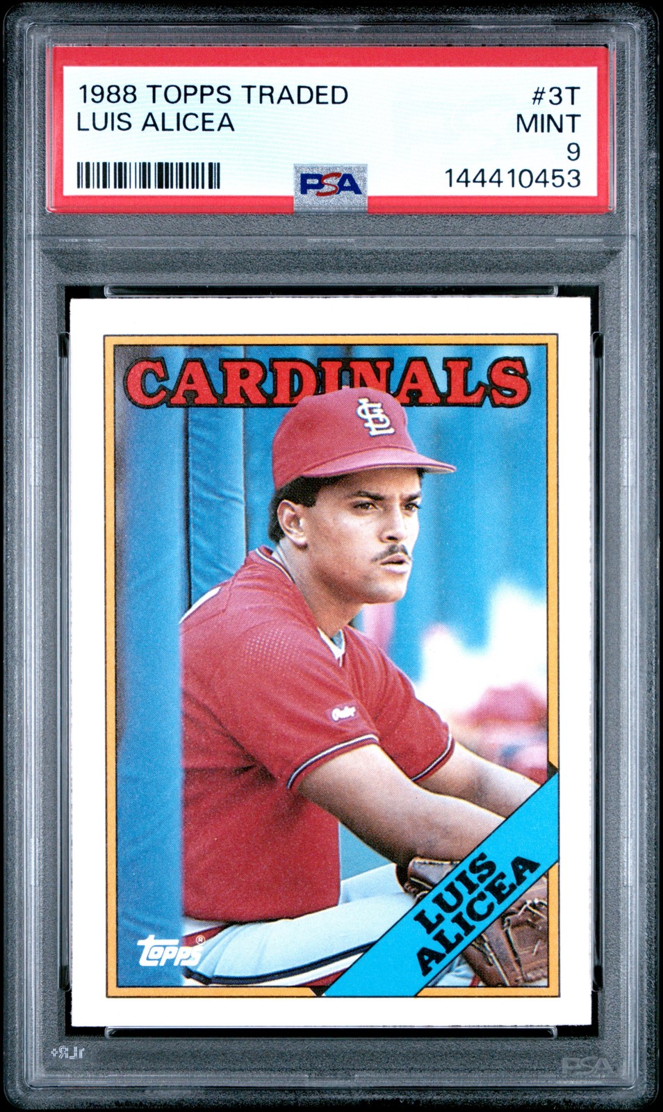 1988 TOPPS TRADED #3T LUIS ALICEA PSA 9