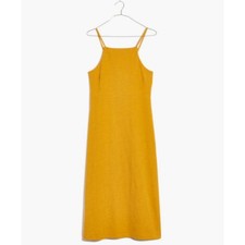 Madewell Sleeveless Knit Apron Textured Cami Dress 90s Preppy Summer Women's XS
