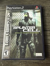 Tom Clancy's Splinter Cell PS2 PlayStation 2 Complete CIB Tested Black Label 