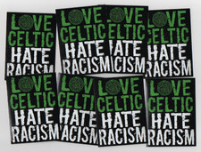 20 x GLASGOW CELTIC 8CM x 5.8CM STICKERS - GREEN BRIGADE, PARKHEAD, ULTRAS, CFC