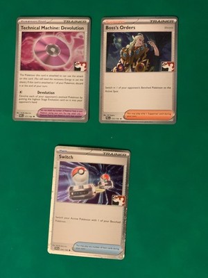 BOSSES ORDERS SWITCH MACHINE DEVOLUTION - POKEMON - PRIZE PACK COSMOS HOLO - NM