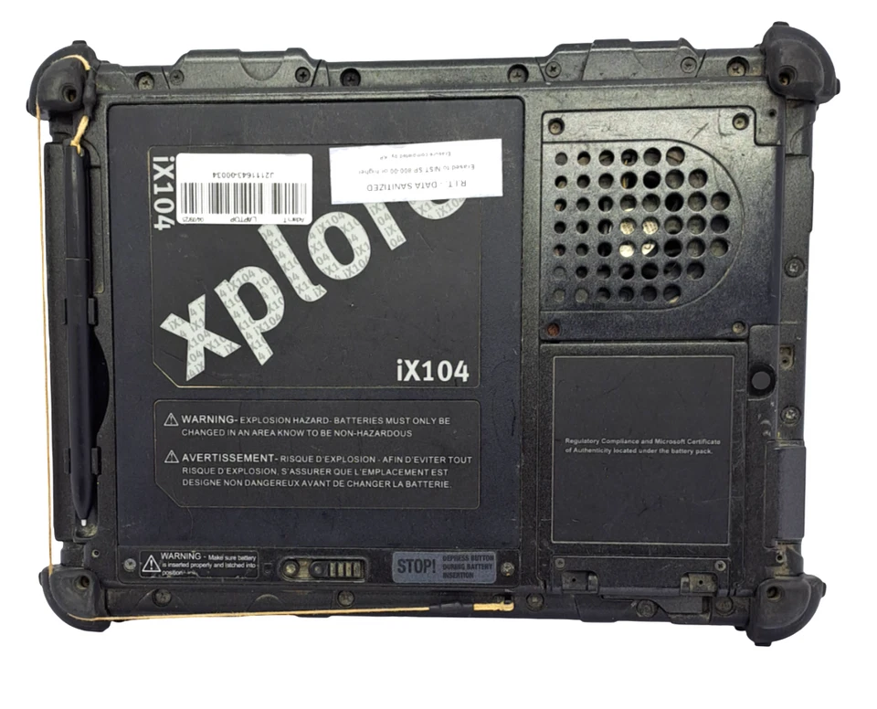 Xplore iX104C6 Rugged Tablet 10.4" Intel Celeron 2980U 4 GB DDR3 60 GB SSD - Image 4 of 4