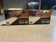 Maxell EM - M30 8mm Blank Recording Cassette Tapes