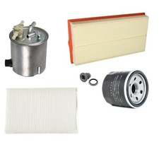 KIT TAGLIANDO FILTRI OLIO ARIA ABITACOLO PER NISSAN QASHQAI 1.5 DCi N-TEC 2006-14