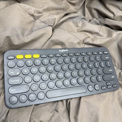 Logitech K380 Pebble Multi-Device Bluetooth Keyboard - Dark Grey