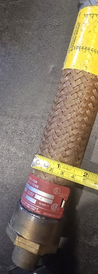 Montaje de conducto a prueba de explosiones Crouse-Hinds ECG-JH28 3/4" X 8" NUEVO DE STOCK Foto 4 de 4