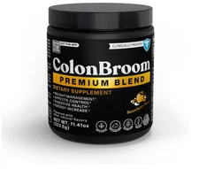 ColonBroom Premium Powder Supplement (Strawberry)- 50 Servings- New