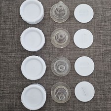 Dr Browns Wide Neck Bottle Replacement Disks Storage Caps Nipples Size 1  2