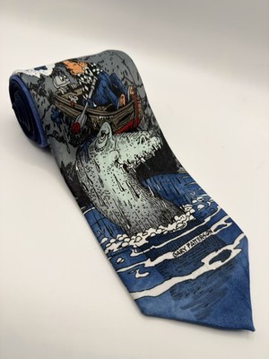 Gary Paterson Sea Monster Tie Balancine Hot Cakes Novelty Fishing USA