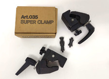 Pair Manfrott Bogen super clamps with studs One is brand new. Both EXCELLENT