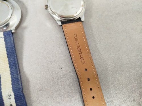 Lot 18 MONTRES Homme CADRAN QUARTZ Cuir Bracelet LIP Spirit Quantieme Pulsar K32 - Picture 21 of 22