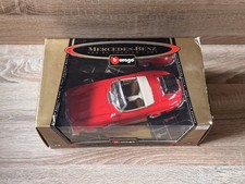 Bburago Gold Diecast 1957 MERCEDES BENZ 300 SL Roadster Red 1/18 Scale 3023