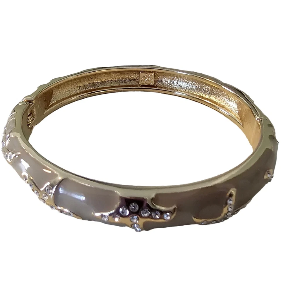 Pulsera con bisagras estrella de mar esmaltada Joan Boyce Foto 3 de 4