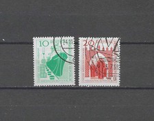 GERMAN DEMOCRATIC REPUBLIC , 1958 , ROSTOCK SEAPORT , SET OF 2 STAMPS , USED