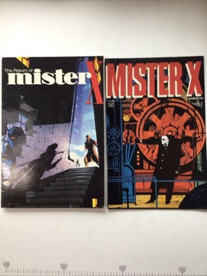 Lot Of 2 Mister X #10 (1987) & The Return Of .. 1st Print (1986) Vortex Comics