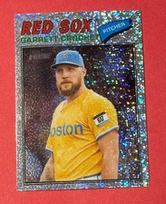 Garrett Crochet 2026 Topps Heritage No. 23 Chrome Sliver Sparkle Boston Red Sox