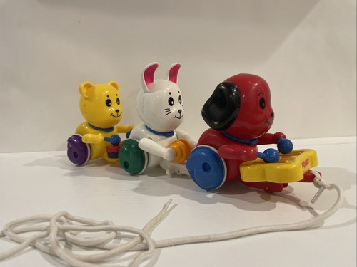 Vintage Rare HTF Tomy 1996 Animal Marching Band Baby Einstein