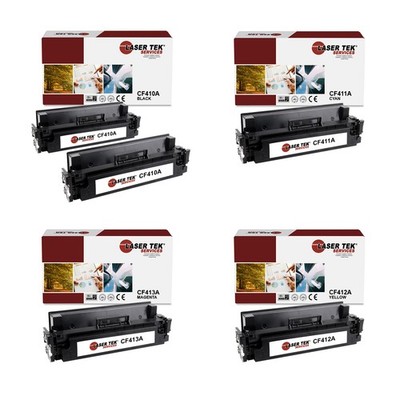 5Pk LTS 410A BCMY Compatible for HP LaserJet Pro M452dn M452dw Toner Cartridge