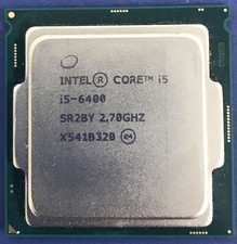 INTEL CORE I5-6400 2.7GHZ QUAD CORE 6MB CACHE LGA1151 DESKTOP CPU / PROCESSOR