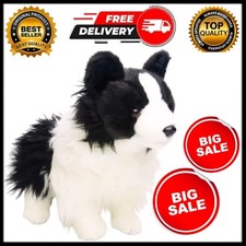 Douglas 16" Chase Border Collie Dog Plush Stuffed Animal black cuddle toy puppy