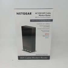 New NETGEAR AC1200 WiFi Cable Modem Router Dual Band C6230