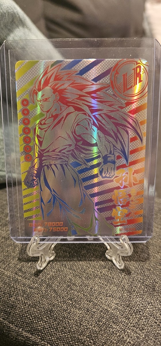 Dragon Ball Heroes SS3 Goku Legendary Rare Rainbow Foil Card SC-LR