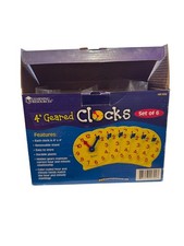 Learning Resources 4-inch Mini-clock USED - set of 4