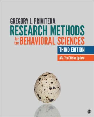 Research Methods for the Behavioral Sciences by 