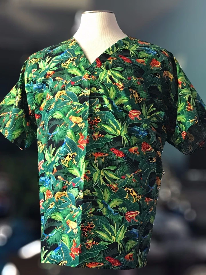 PROFESSIONAL SEWING SERVICE CUSTOM MADE SCRUB TOP *YOUR OWN MATERIAL* - Image 2 of 4