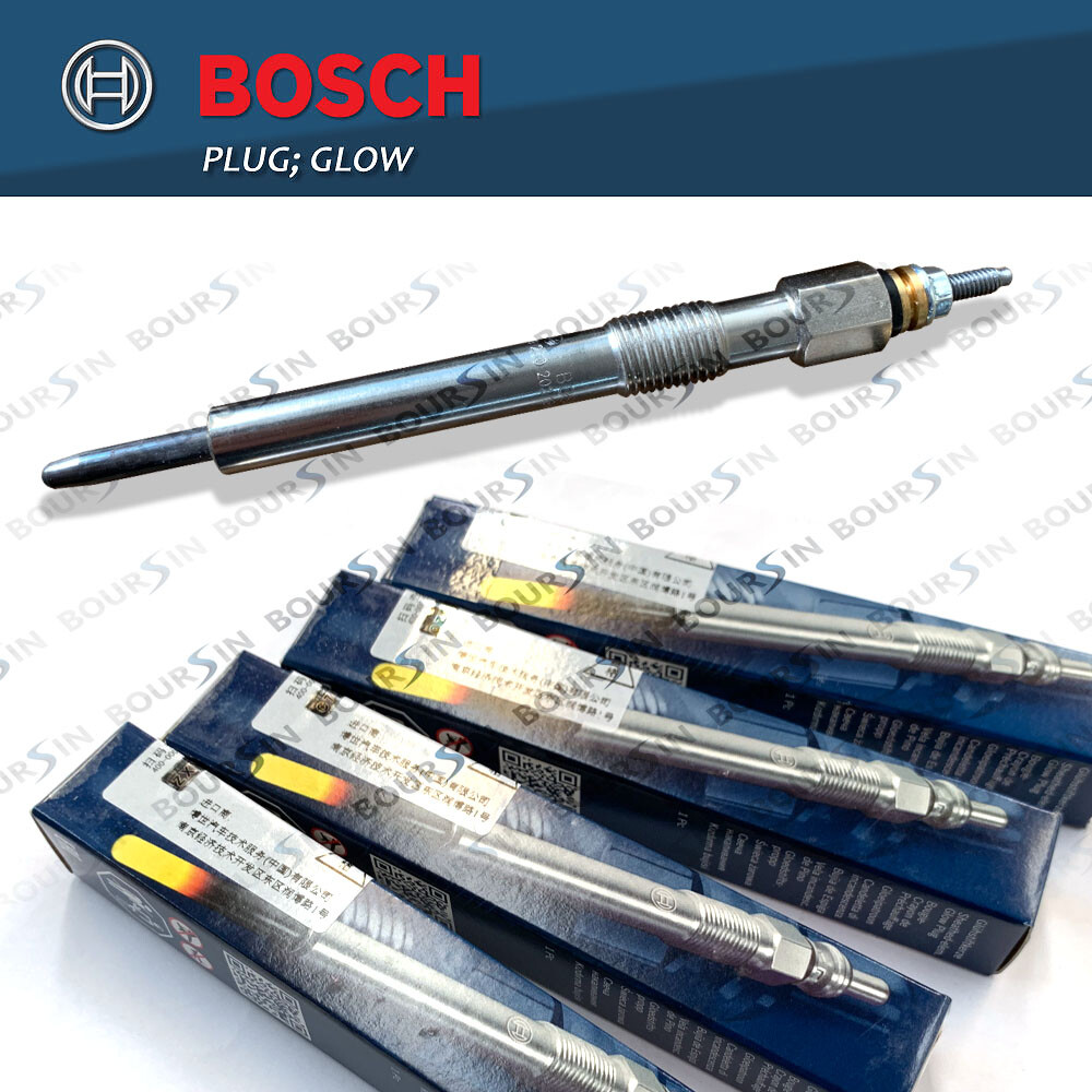 4Pcs BOSCH GLOW PLUG FOR ISUZU NPR NPR-HD NQR 4HE1 4.8L 1998-2004
