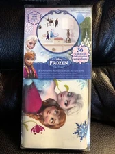 NEW Disney Frozen 36 Wall Decals Room Decor Stickers Anna Elsa Kristoff Olaf