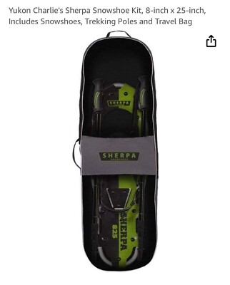 Yukon Charlie's Snowshoes Sherpa 825 KIT (includes poles Yukon Charlie's Snowshoes Sherpa 825 KIT (includes poles